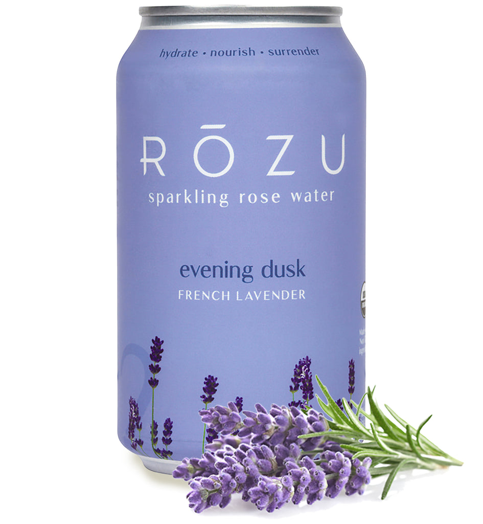 Sparkling French Lavender Water - Rōzu - Sparkling Rose Water